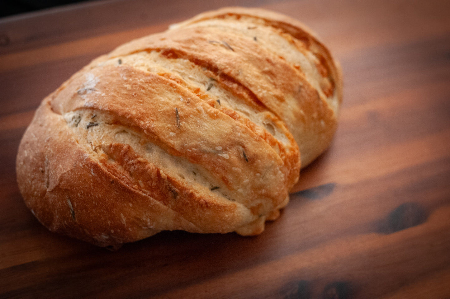 Rosemary Garlic Parmesan Artisan Batard *