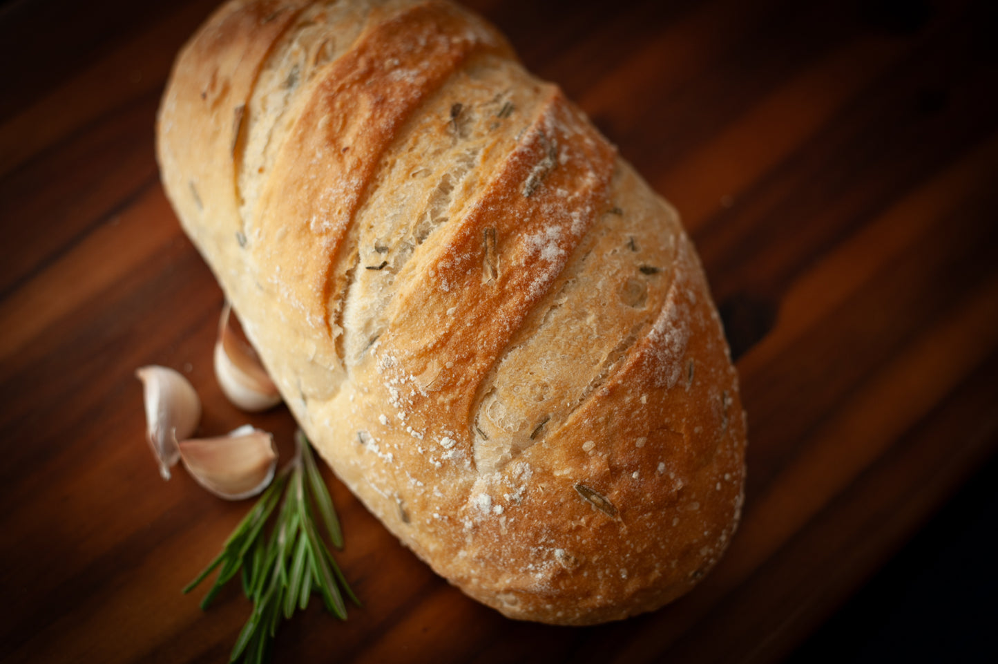 Rosemary Garlic Artisan Batard *