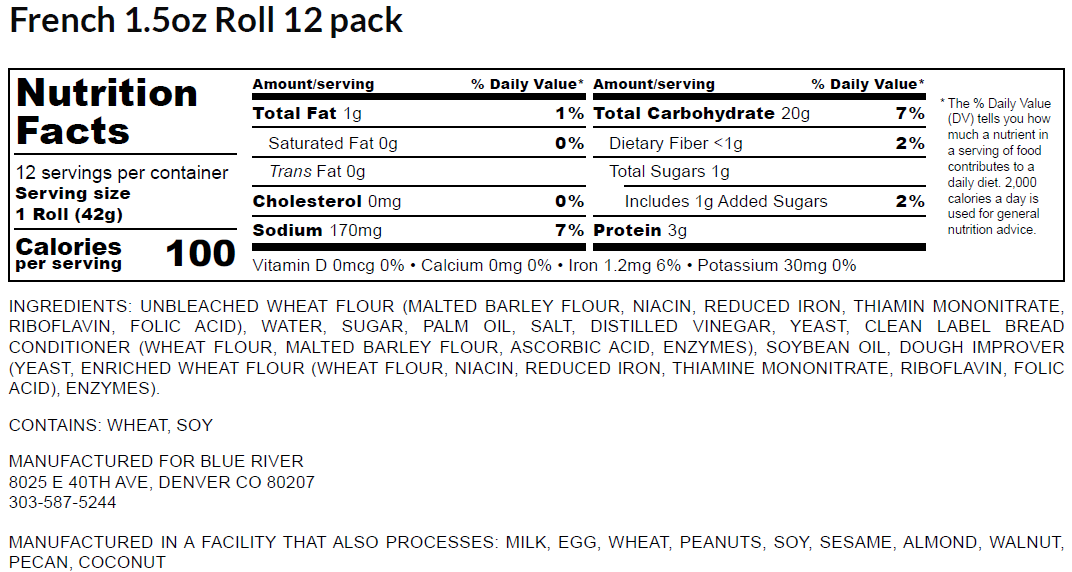 French Dinner Roll (12PK)
