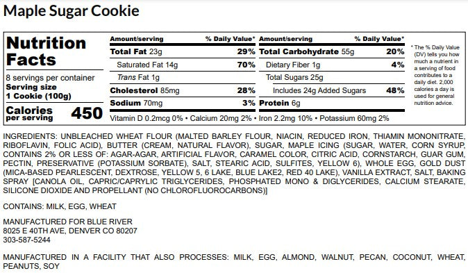 Maple Leaf Cookie - (8 Pack) TG