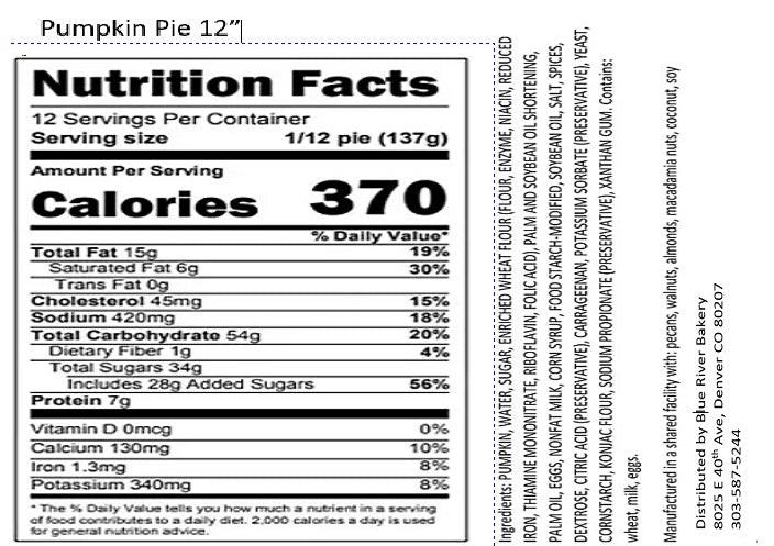 12'' Pumpkin Pie *