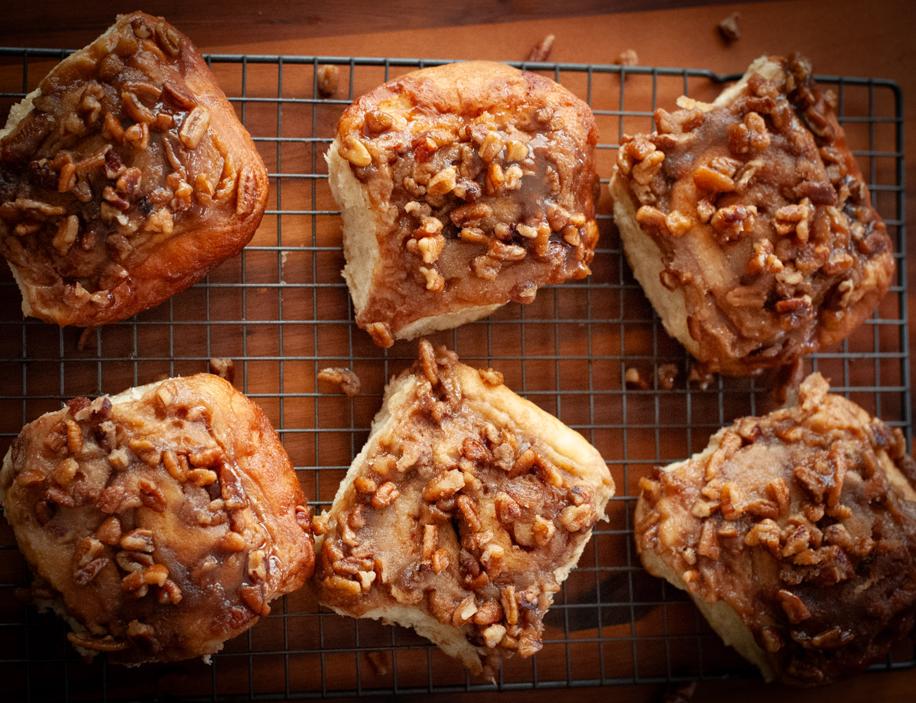 Sticky Pecan Buns (6PK)