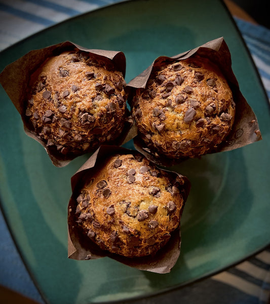 **JUNE SPECIAL **  Zucchini Chocolate Chip Muffin (4pk)